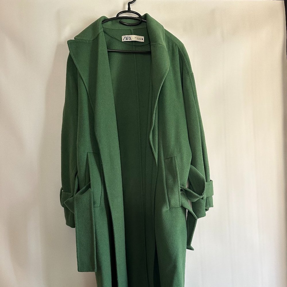 Belted Zara wrap coat